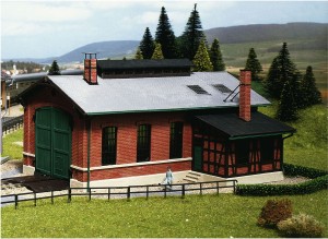 Szopa na lokomotywę, skala H0, KIBRI 39436