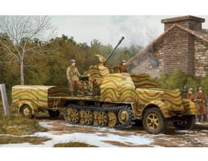 Sd. Kfz. 7/2 3,7cm flak 43, skala 1:35, TRUMPETER 01527