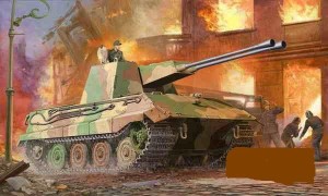 Niemiecki czołg przeciwlotniczy E-75, skala 1:35, TRUMPETER 01539