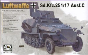 Sd.Kfz.251/17 Ausf.C , skala 1:35, AFV-CLUB 35118