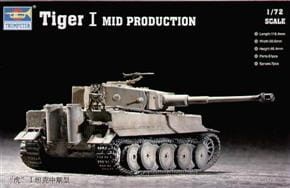 Tiger I Mid, skala 1:72, TRUMPETER 07243