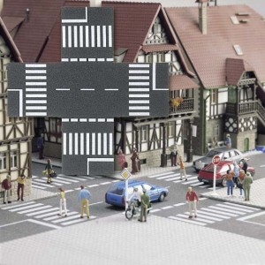 Skrzyżowanie dróg, skala H0, BUSCH 7074