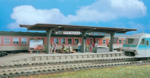 Peron kolejowy Rheinburg, skala H0, VOLLMER 43535