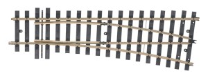 Zwrotnica prawa R=1394 mm/15°. skala I, MÄRKLIN 59087