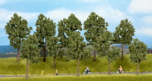 Drzewa liściaste 5 szt, skala H0, NOCH 24105