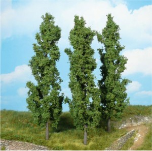 3-topole 180mm, skala H0, HEKI 1918