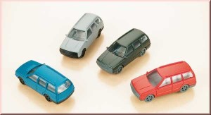 4 samochody kombi, skala TT, AUHAGEN 43651