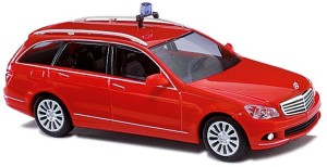 MB C-klasa T-model Straż pożarna, skala H0, BUSCH 43652