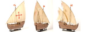 Okręt Krzysztofa Kolumba "Nina", skala 1:100, ZVEZDA 9005
