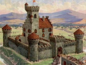 Zamek, Royal Castle, skala 1:72, Zvezda 8519