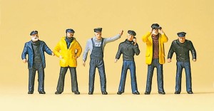 Załoga statku, skala H0, PREISER 10353