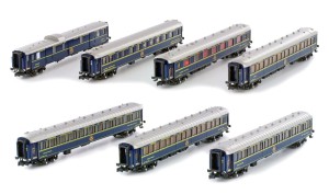 Zestaw 7-wagonów osobowych Riviera Express, skala N, KATO/Lemke K23217