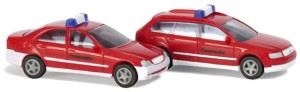Zestaw 2-samochodów straż pożarna, skala N, BUSCH 8325