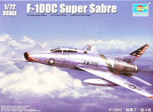 F-100C Super Sabre, skala 1:72, TRUMPETER 01648