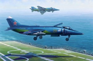 Samolot, Yakovlev Yak-38/Yak-38M Forger Askala 1:48, HOBBY BOSS 80362