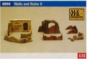 Ruiny, Walls and ruins WW II, skala 1:72, Italeri 6090