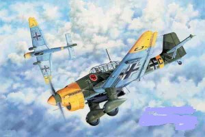 Samolot, Junkers Ju-87B-2 Stuka, skala 1:32, TRUMPETER 03214