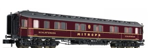 Wagon sypialny typu WL6ü, skala N, FLEISCHMANN 807801