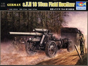 Hałbica sFH 18 15cm, Niemcy WWII, skala 1:35, TRUMPETER 02304