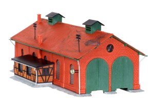 Lokomotywownia 2-stanowiskowa , skala N, KIBRI 37438