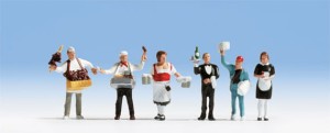 Personel w gastronomii, skala H0, NOCH 15070