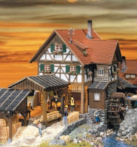 Młyn z tartakiem, skala N, FALLER 232255