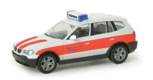 BMW X 3 Straż pożarna Salzgitter, skala H0, HERPA 048590