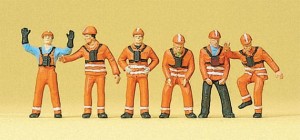 Obsługa techniczna na koleji, skala H0, PREISER 10245