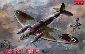 Samolot, Heinkel HE-111E, skala 1:72, Roden 027