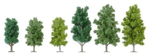 Zestaw 36 drzew liściastych, skala H0, BUSCH 6332