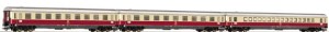 Zestaw 3-wagonów TEE Merkur, skala H0, ROCO 64003
