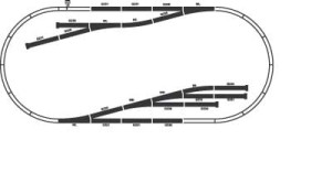 Zestaw torów D, skala H0, PIKO 55330