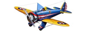 Samolot, P-26A Peashooter, skala 1:72, REVELL 03990