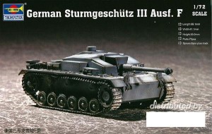 Germany Sturmgeschutz III Ausf. F, skala 1:72, TRUMPETER 07259