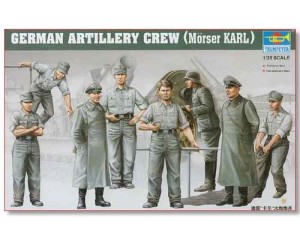 Morser Karl Crew, skala 1:35, TRUMPETER 00409