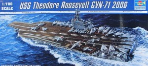 Lotniskowiec, USS Theodore Roosevelt, skala 1:700, Trumpeter 05754