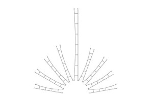 Przewód trakcyjny 222 mm, skala N, VIESSMANN 4331