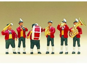 Tyrolska kapela taneczna, skala H0, PREISER 10206