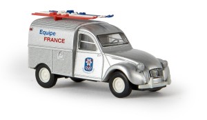 Citroen Kastenente "Grenoble 1968", skala H0, BREKINA 14141