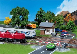 Przejazd kolejowy, skala N, FALLER 222174