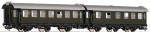 Zestaw 2-wagonów osobowych, DB, skala H0, FLEISCHMANN 509701