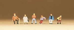 Siedzące osoby, skala N, PREISER 79054
