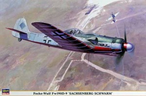Samolot, Focke Wulf FW190D-9, skala 1:72, Hasegawa 51306 AP06