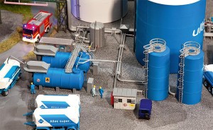 Magazyn paliw, skala H0, FALLER 130486