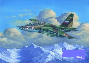 Suchoj Su-25UB Frogfoot, skala 1:32, TRUMPETER 02277