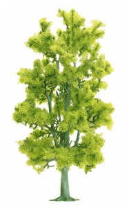 Brzoza 210 mm, skala H0, BUSCH 6776