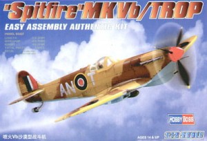 Spitfire MK.Vb TROP, skala 1:72, HOBBY BOSS 80213