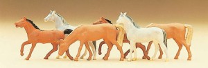 Konie, skala N, PREISER 79150