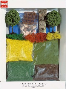Zestaw dekoracyjny terenu, skala wszystkie, BUSCH 7189