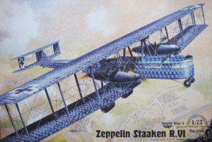 Samolot, Zeppelin Staaken R.VI, skala 1:72, Roden 050